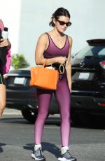 LUCY HALE Leaves Yoga Class in Los Angeles 08/08/2021