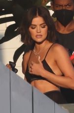 LUCY HALE on the Set of a Photoshoot in Malibu 08/10/2021
