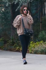 LUCY HALE Out and About in Beverly Hills 08/24/2021