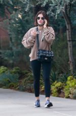 LUCY HALE Out and About in Beverly Hills 08/24/2021