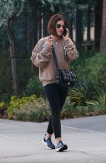 LUCY HALE Out and About in Beverly Hills 08/24/2021