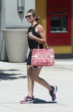 LUCY HALE Out and About in Studio City 08/02/2021