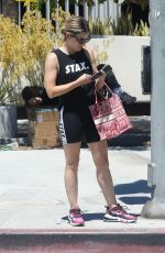LUCY HALE Out and About in Studio City 08/02/2021