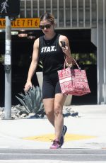 LUCY HALE Out and About in Studio City 08/02/2021