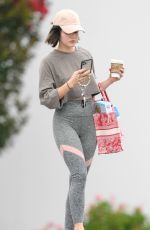 LUCY HALE Out for Coffee in Los Angeles 08/09/2021