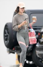 LUCY HALE Out for Coffee in Los Angeles 08/09/2021