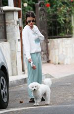 LUCY HALE Out with Her Dogs in Los Angeles 08/22/2021