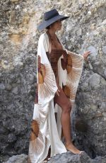 MADALINA GHENEA Out in Portofino 08/25/2021