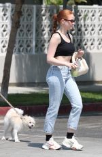 MADELAINE PETSCH at Cha Cha Matcha in West Hollywood 08/24/2021