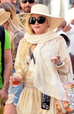 MADONNA Out with Family and Her Beau Ahlamalik Williams Celebrated Her 63rd Birthday in Lecce 08/17/2021