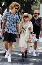 MADONNA Out with Family and Her Beau Ahlamalik Williams Celebrated Her 63rd Birthday in Lecce 08/17/2021