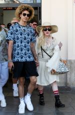 MADONNA Out with Family and Her Beau Ahlamalik Williams Celebrated Her 63rd Birthday in Lecce 08/17/2021