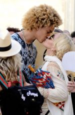 MADONNA Out with Family and Her Beau Ahlamalik Williams Celebrated Her 63rd Birthday in Lecce 08/17/2021