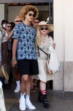 MADONNA Out with Family and Her Beau Ahlamalik Williams Celebrated Her 63rd Birthday in Lecce 08/17/2021