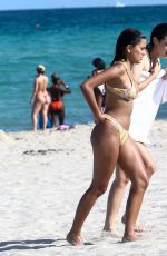 MAIA REFFICO and ALISHA BOE in Bikinia on the Beach in Miami 07/31/2021