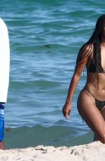 MAIA REFFICO and ALISHA BOE in Bikinia on the Beach in Miami 07/31/2021