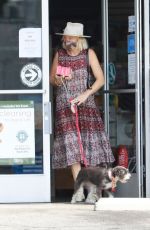 MALIN AKERMAN at a Pet Store in Los Feliz 08/16/2021
