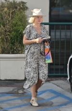 MALIN AKERMAN Leaves a Face and Body Spa at Sunset Plaza 08/15/2021