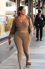 MALIN ANDERSSON Out Shopping at Harrods in London 08/07/2021