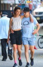 MARGARET QUALLEY and Jack Antonoff Out in New York 08/14/2021