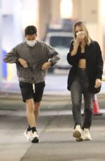 MARGOT ROBBIE and Tom Ackerley Out for Dinner with Rami Malek in Beverly Hills 08/24/2021