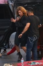 MARGOT ROBBIE Arrives on the Set of Babylon in Los Angeles 08/23/2021