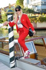 MARIA BAKALOVA Arrivies at Hotel Excelsior in Venice 08/27/2021