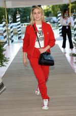 MARIA BAKALOVA Arrivies at Hotel Excelsior in Venice 08/27/2021