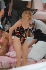 MAYA HAWKE in Swimsuit on the Set of Strangers in Miami Beach 08/02/2021 
