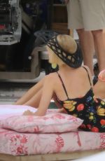 MAYA HAWKE in Swimsuit on the Set of Strangers in Miami Beach 08/02/2021 