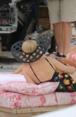 MAYA HAWKE in Swimsuit on the Set of Strangers in Miami Beach 08/02/2021 