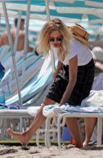 MEG RYAN Out at a Beach in Santa Barbara 08/05/2021