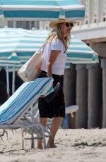 MEG RYAN Out at a Beach in Santa Barbara 08/05/2021
