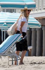 MEG RYAN Out at a Beach in Santa Barbara 08/05/2021