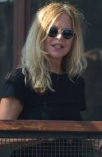 MEG RYAN Out for Coffee in West Hollywood 08/25/2021
