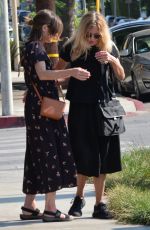MEG RYAN Out for Coffee in West Hollywood 08/25/2021