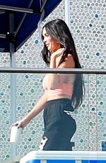 MEGAN FOX and Machine Gun Kelly at a Video Shoot in Los Angeles 08/11/2021