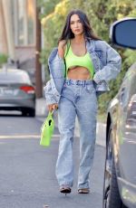 MEGAN FOX in Double Denim Out in Brentwood 08/29/2021