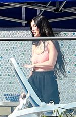 MEGAN FOX on the Set of a Music Video in Los Angeles 08/11/2021