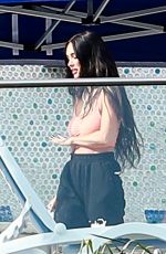 MEGAN FOX on the Set of a Music Video in Los Angeles 08/11/2021