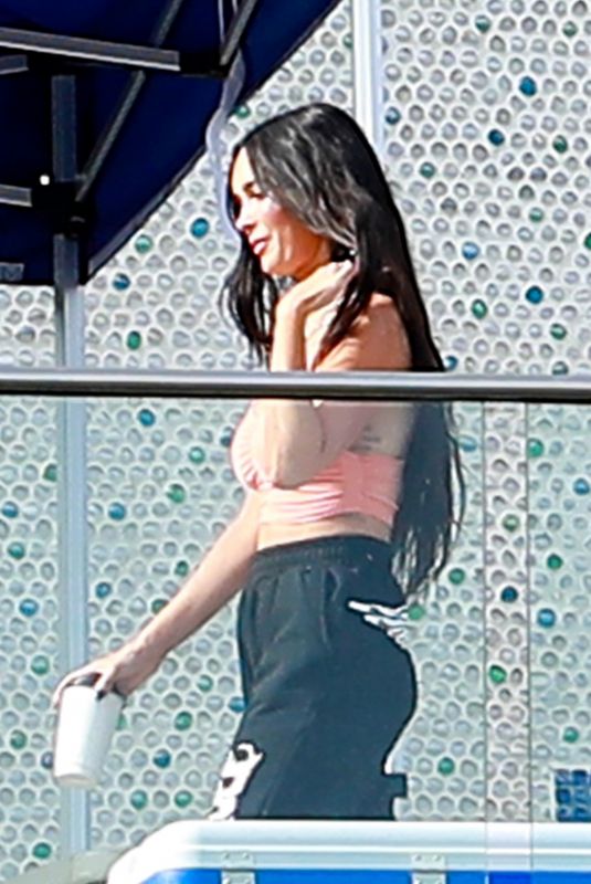 MEGAN FOX on the Set of a Music Video in Los Angeles 08/11/2021