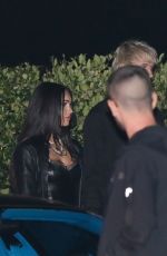 MEGAN FOX Out for Dinner with Friends in Malibu 08/18/2021