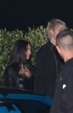 MEGAN FOX Out for Dinner with Friends in Malibu 08/18/2021