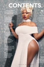 MEGAN THEE STALLION in Essence Magazine, September/October 2021