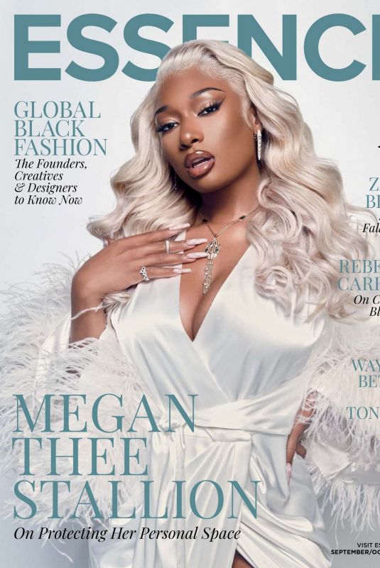 MEGAN THEE STALLION in Essence Magazine, September/October 2021