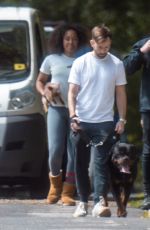 MELANIE BROWN Out in Leeds 08/22/2021