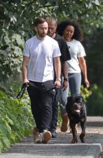 MELANIE BROWN Out in Leeds 08/22/2021