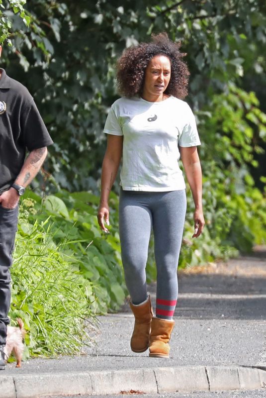 MELANIE BROWN Out in Leeds 08/22/2021