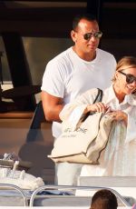 MELANIE COLLINS in Bikini and Alex Rodriguez on Vacation in Ibiza 07/29/2021