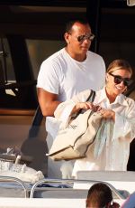 MELANIE COLLINS in Bikini and Alex Rodriguez on Vacation in Ibiza 07/29/2021